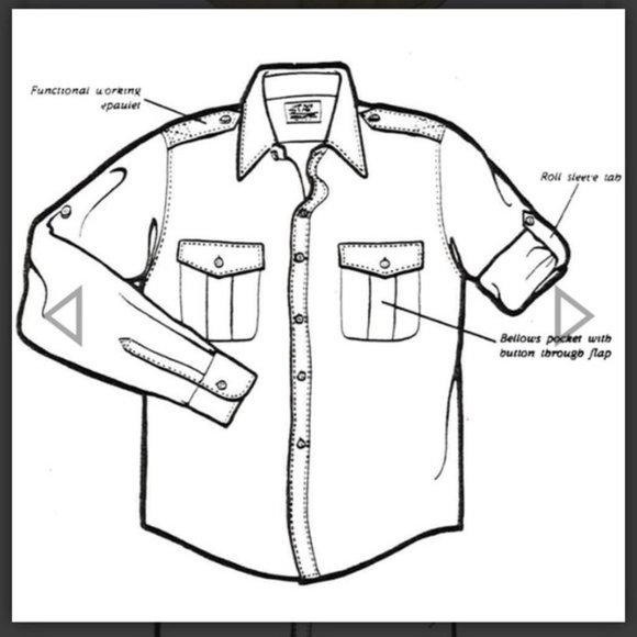 VTG Safari Shirt Willis & Geiger - Picture 5 of 6